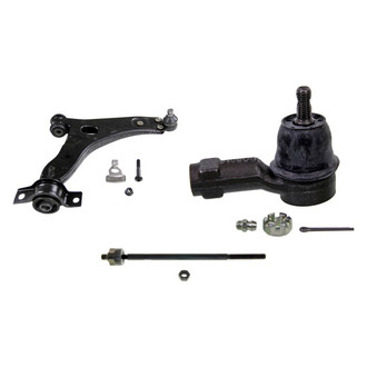 MOOG® - Front Passenger Side Lower Control Arm with Ball Joint and Tie Rod End Kit