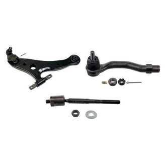 MOOG® - Front Passenger Side Lower Control Arm with Ball Joint and Tie Rod End Kit