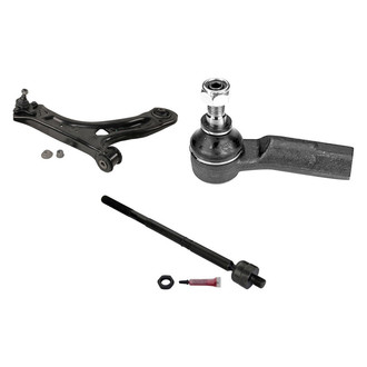 MOOG® - Front Passenger Side Lower Control Arm with Ball Joint and Tie Rod End Kit