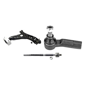 MOOG® - Front Passenger Side Lower Control Arm with Ball Joint and Tie Rod End Kit