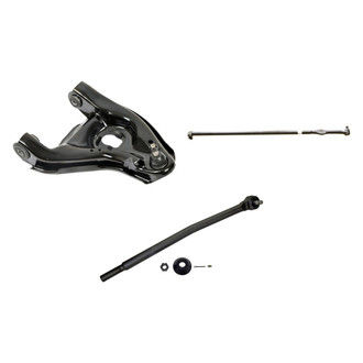 MOOG® - Front Passenger Side Lower Control Arm with Ball Joint and Tie Rod End Kit