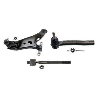 MOOG® - Front Passenger Side Lower Control Arm with Ball Joint and Tie Rod End Kit
