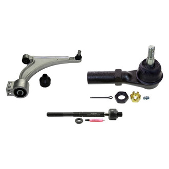 MOOG® - Front Passenger Side Lower Control Arm with Ball Joint and Tie Rod End Kit