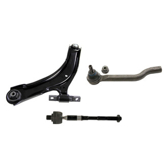 MOOG® - Front Passenger Side Lower Control Arm with Ball Joint and Tie Rod End Kit