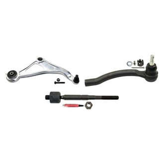 MOOG® - Front Passenger Side Lower Control Arm with Ball Joint and Tie Rod End Kit