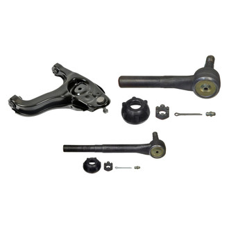 MOOG® - Front Passenger Side Lower Control Arm with Ball Joint and Tie Rod End Kit