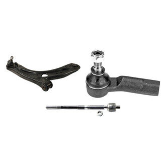 MOOG® - Front Passenger Side Lower Control Arm with Ball Joint and Tie Rod End Kit