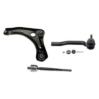 MOOG® - Front Passenger Side Lower Control Arm with Ball Joint and Tie Rod End Kit