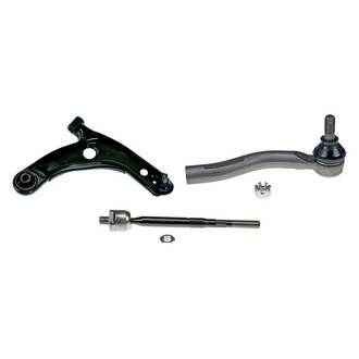 MOOG® - Front Passenger Side Lower Control Arm with Ball Joint and Tie Rod End Kit