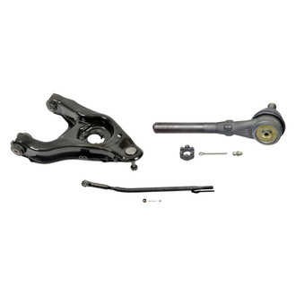MOOG® - Front Passenger Side Lower Control Arm with Ball Joint and Tie Rod End Kit