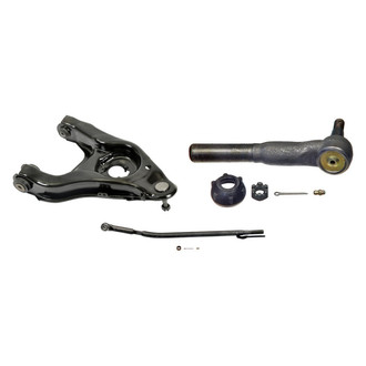 MOOG® - Front Passenger Side Lower Control Arm with Ball Joint and Tie Rod End Kit