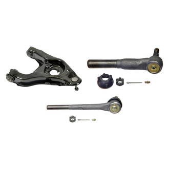 MOOG® - Front Passenger Side Lower Control Arm with Ball Joint and Tie Rod End Kit