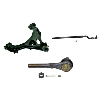 MOOG® - Front Passenger Side Lower Control Arm with Ball Joint and Tie Rod End Kit