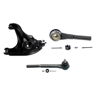 MOOG® - Front Passenger Side Lower Control Arm with Ball Joint and Tie Rod End Kit