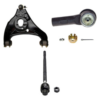 MOOG® - Front Passenger Side Lower Control Arm with Ball Joint and Tie Rod End Kit
