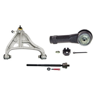 MOOG® - Front Passenger Side Lower Control Arm with Ball Joint and Tie Rod End Kit