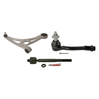 MOOG® - Front Passenger Side Lower Control Arm with Ball Joint and Tie Rod End Kit