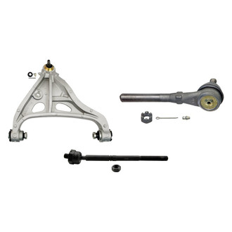 MOOG® - Front Passenger Side Lower Control Arm with Ball Joint and Tie Rod End Kit