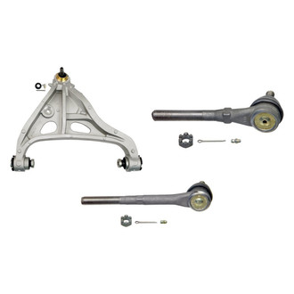 MOOG® - Front Passenger Side Lower Control Arm with Ball Joint and Tie Rod End Kit