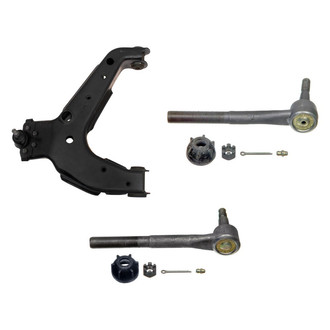 MOOG® - Front Passenger Side Lower Control Arm with Ball Joint and Tie Rod End Kit