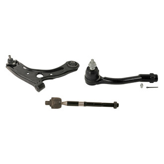 MOOG® - Front Passenger Side Lower Control Arm with Ball Joint and Tie Rod End Kit