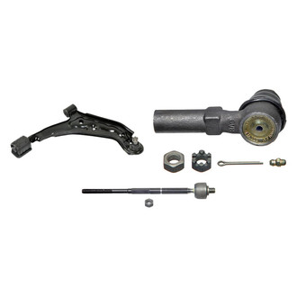 MOOG® - Front Passenger Side Lower Control Arm with Ball Joint and Tie Rod End Kit
