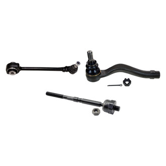 MOOG® - Front Passenger Side Lower Control Arm with Ball Joint and Tie Rod End Kit