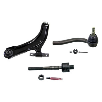 MOOG® - Front Passenger Side Lower Control Arm with Ball Joint and Tie Rod End Kit
