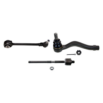 MOOG® - Front Passenger Side Lower Control Arm with Ball Joint and Tie Rod End Kit