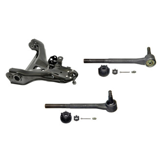 MOOG® - Front Passenger Side Lower Control Arm with Ball Joint and Tie Rod End Kit