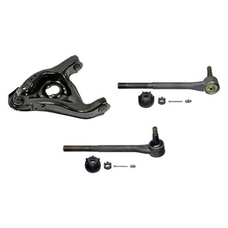 MOOG® - Front Passenger Side Lower Control Arm with Ball Joint and Tie Rod End Kit