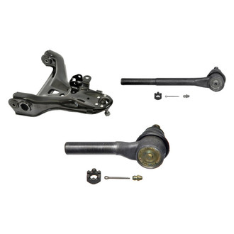 MOOG® - Front Passenger Side Lower Control Arm with Ball Joint and Tie Rod End Kit