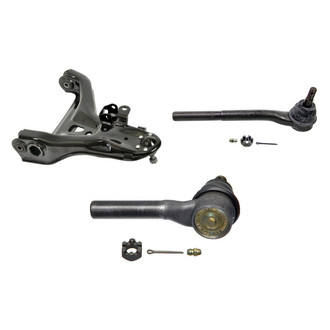 MOOG® - Front Passenger Side Lower Control Arm with Ball Joint and Tie Rod End Kit
