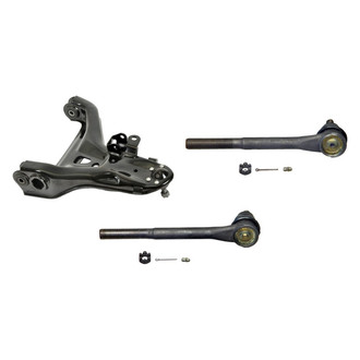 MOOG® - Front Passenger Side Lower Control Arm with Ball Joint and Tie Rod End Kit