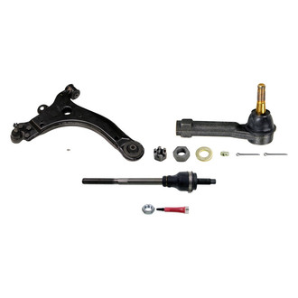 MOOG® - Front Passenger Side Lower Control Arm with Ball Joint and Tie Rod End Kit