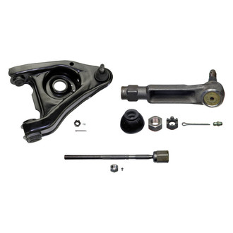 MOOG® - Front Passenger Side Lower Control Arm with Ball Joint and Tie Rod End Kit