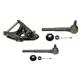 MOOG® - Front Passenger Side Lower Control Arm with Ball Joint and Tie Rod End Kit