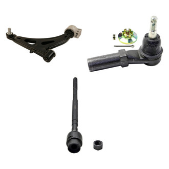 MOOG® - Front Passenger Side Lower Control Arm with Ball Joint and Tie Rod End Kit