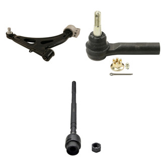 MOOG® - Front Passenger Side Lower Control Arm with Ball Joint and Tie Rod End Kit