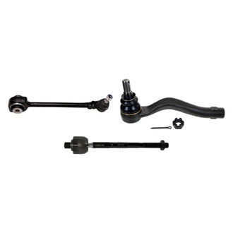 MOOG® - Front Passenger Side Lower Control Arm with Ball Joint and Tie Rod End Kit