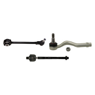MOOG® - Front Passenger Side Lower Control Arm with Ball Joint and Tie Rod End Kit