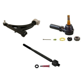 MOOG® - Front Passenger Side Lower Control Arm with Ball Joint and Tie Rod End Kit