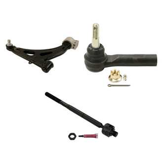 MOOG® - Front Passenger Side Lower Control Arm with Ball Joint and Tie Rod End Kit