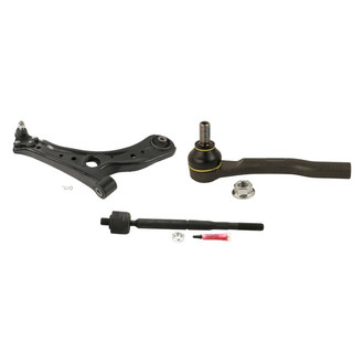 MOOG® - Front Passenger Side Lower Control Arm with Ball Joint and Tie Rod End Kit