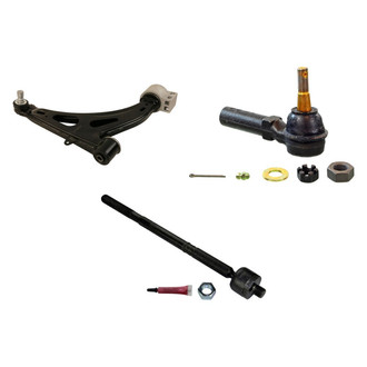 MOOG® - Front Passenger Side Lower Control Arm with Ball Joint and Tie Rod End Kit