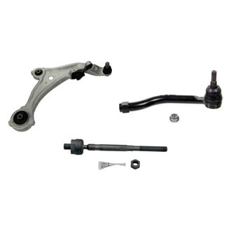 MOOG® - Front Passenger Side Lower Control Arm with Ball Joint and Tie Rod End Kit