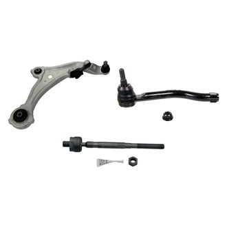 MOOG® - Front Passenger Side Lower Control Arm with Ball Joint and Tie Rod End Kit