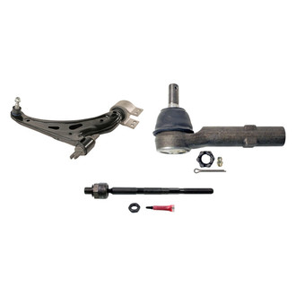 MOOG® - Front Passenger Side Lower Control Arm with Ball Joint and Tie Rod End Kit