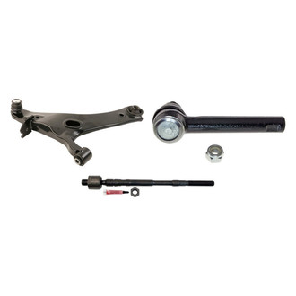 MOOG® - Front Passenger Side Lower Control Arm with Ball Joint and Tie Rod End Kit