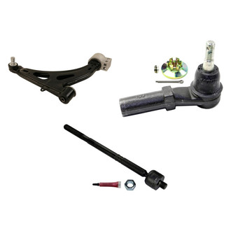 MOOG® - Front Passenger Side Lower Control Arm with Ball Joint and Tie Rod End Kit